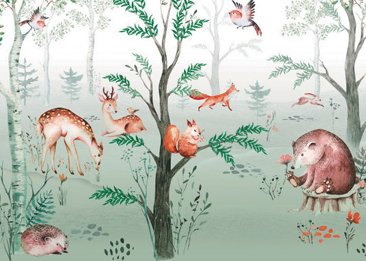 PAPEL MURAL NIÑOS MUNIÑOS005