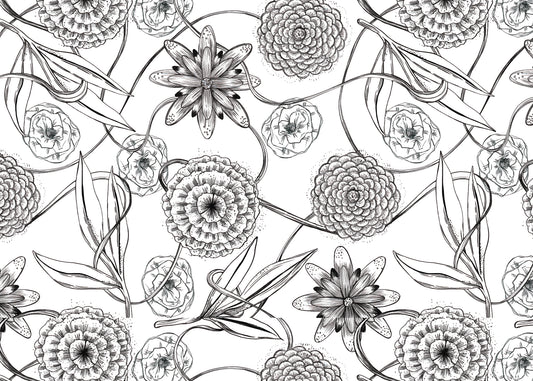 PAPEL MURAL FLOR FLO009